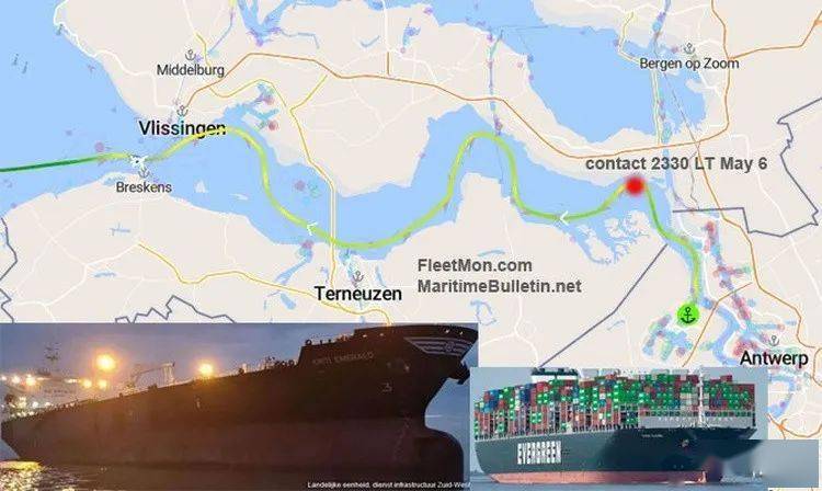 5��6��ͻ��һ�ͼ�װ�䴬��������ײ�����ҿ�������ں��˿ڰ�